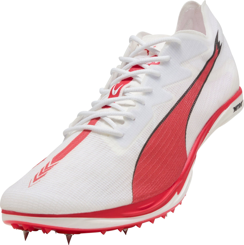 Puma Mid Distance Nitro Elite 3 Running Spikes - White - View 7