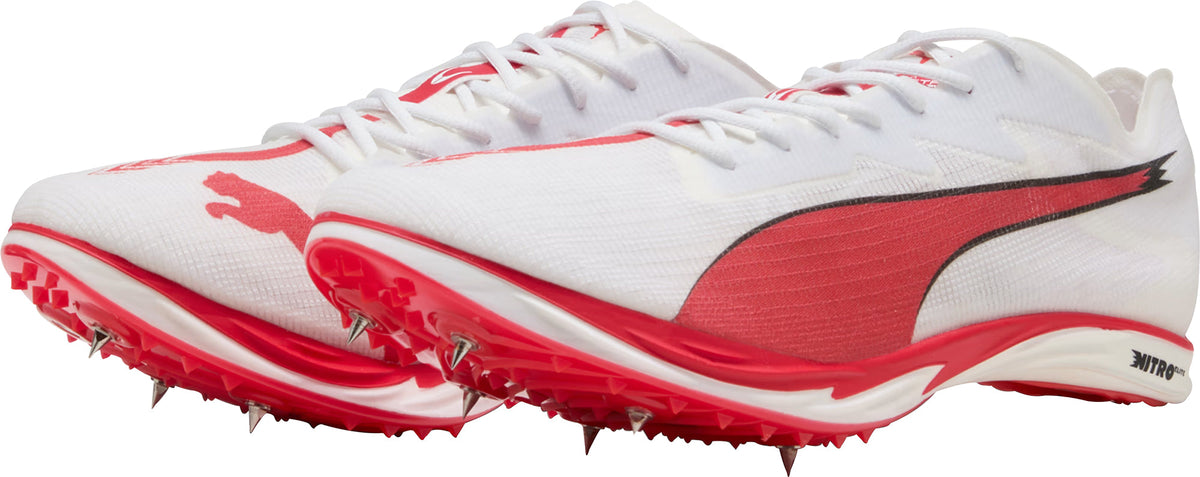 Puma Mid Distance Nitro Elite 3 Running Spikes - White - View 4