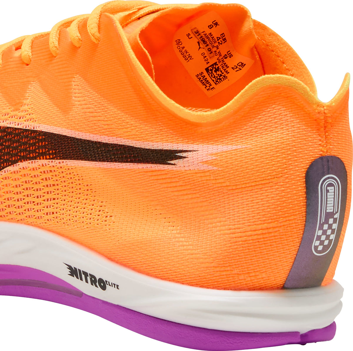 Puma Nitro Elite 3 Long Distance Running Spikes - Orange - View 6