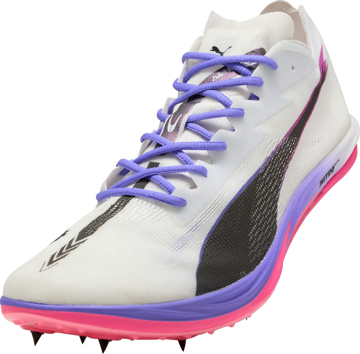 Puma Nitro Elite 3 Long Distance Running Spikes - White - View 7