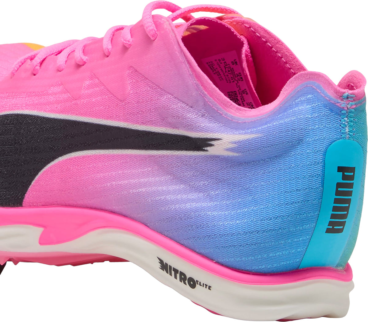 Puma Nitro Elite 3 Middle Distance Running Spikes - Pink - View 6