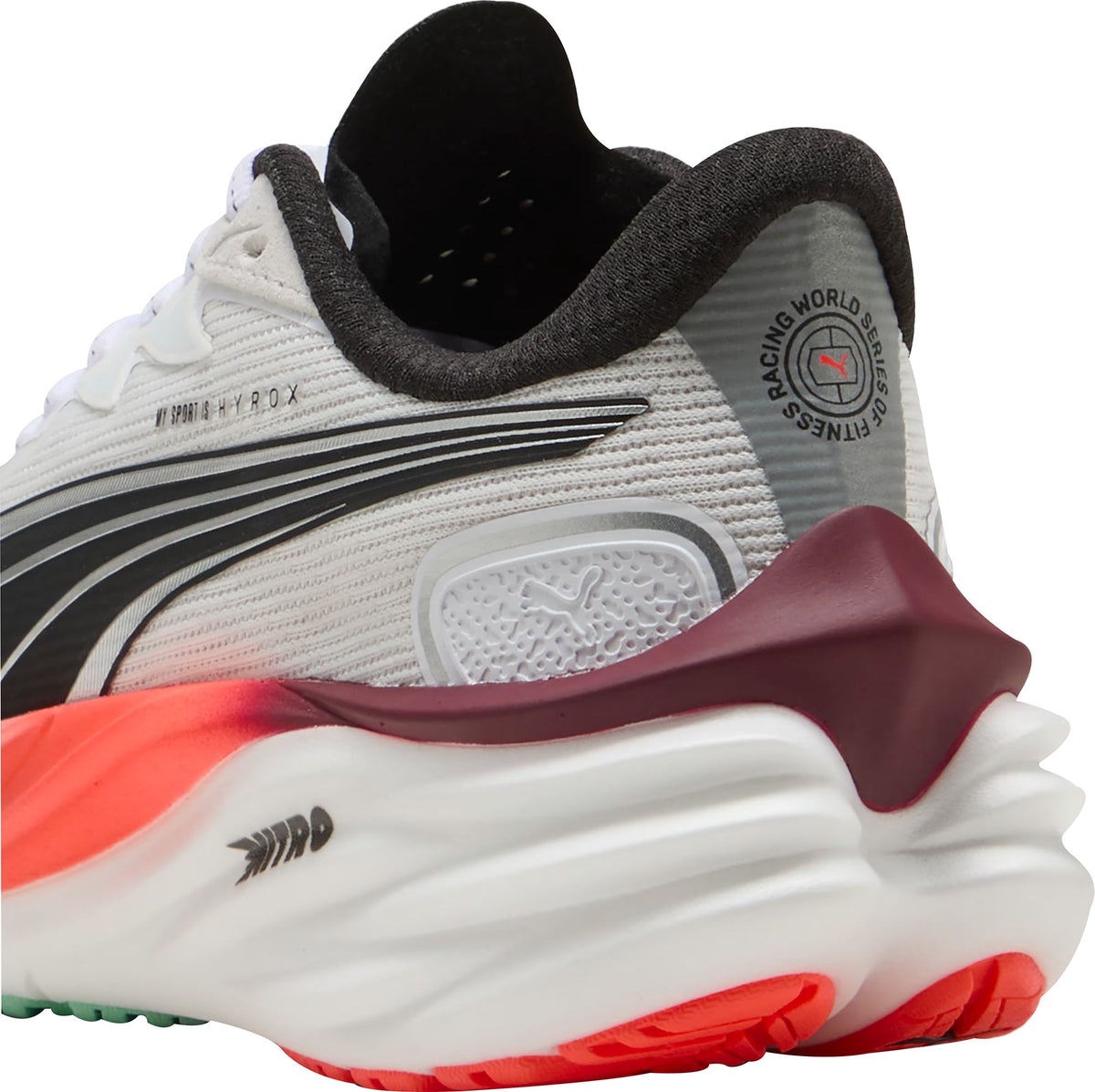 Puma Velocity Nitro 4 HYROX Women's Running Shoes - White - View 6