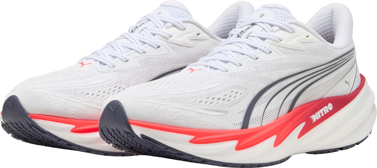 Puma Velocity Nitro 5 Men's Running Shoes - White - View 5