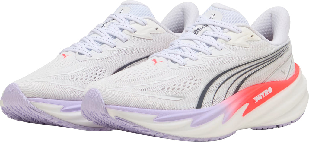 Puma Velocity Nitro 5 Women's Running Shoes - White - View 6