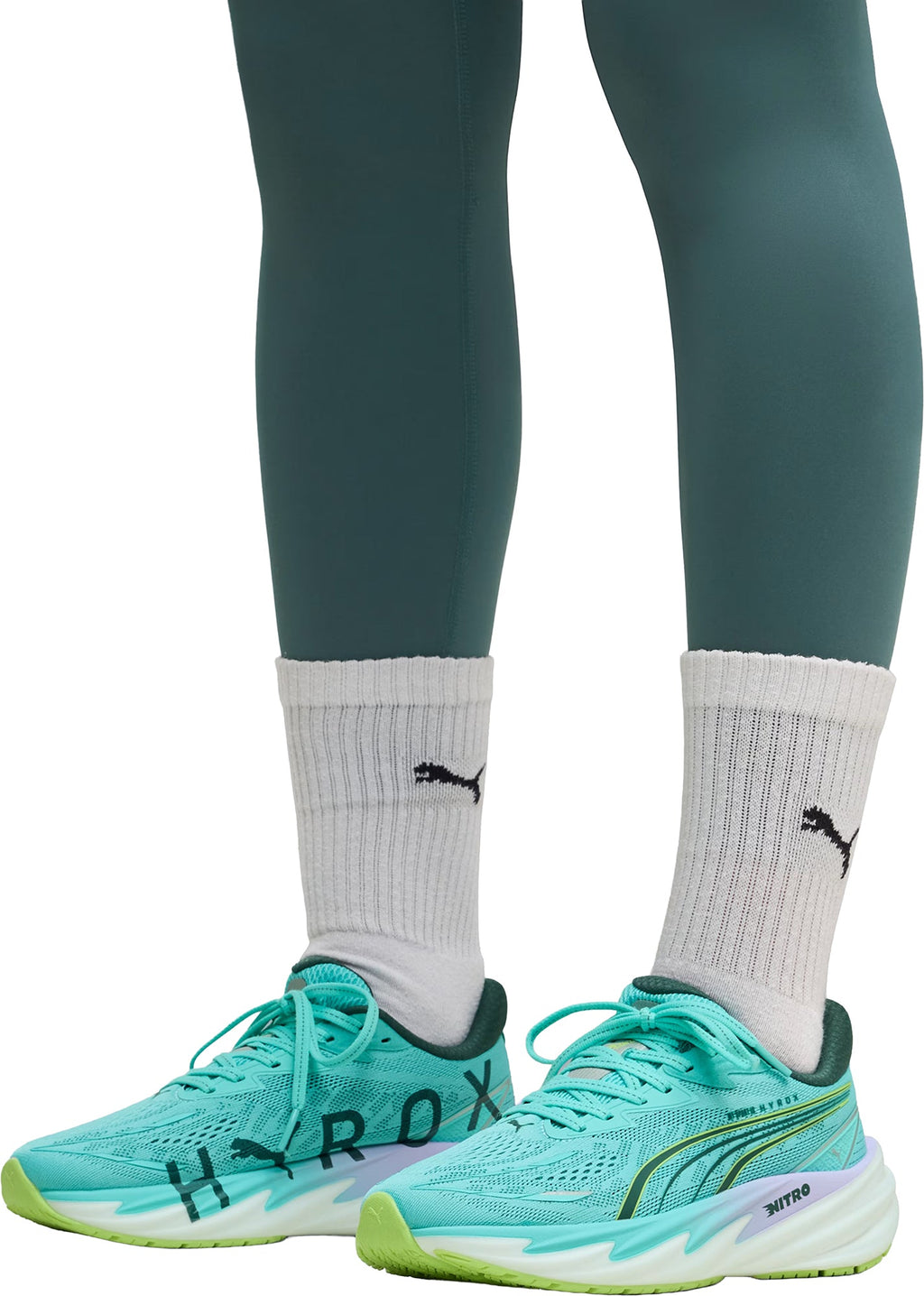 Puma Velocity Nitro 5 HYROX Women's Running Shoes - Green - View 8
