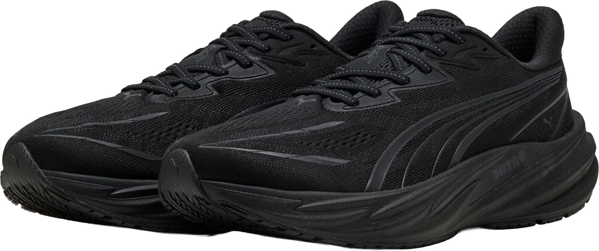 Puma Velocity Nitro 5 WIDE FIT Men's Running Shoes - Black - View 5