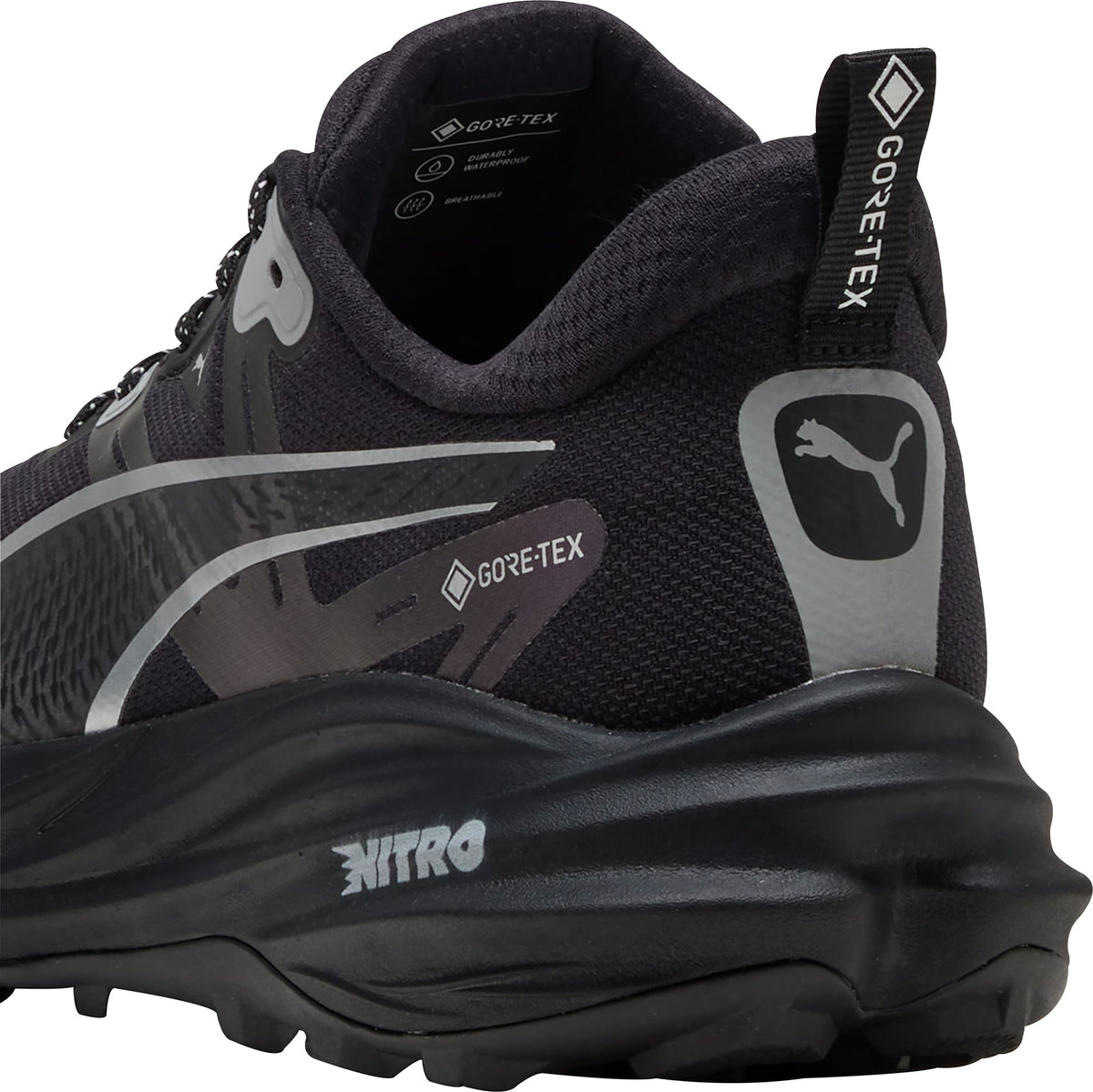 Puma Voyage Nitro 4 GORE-TEX Men's Trail Running Shoes - Black - View 6