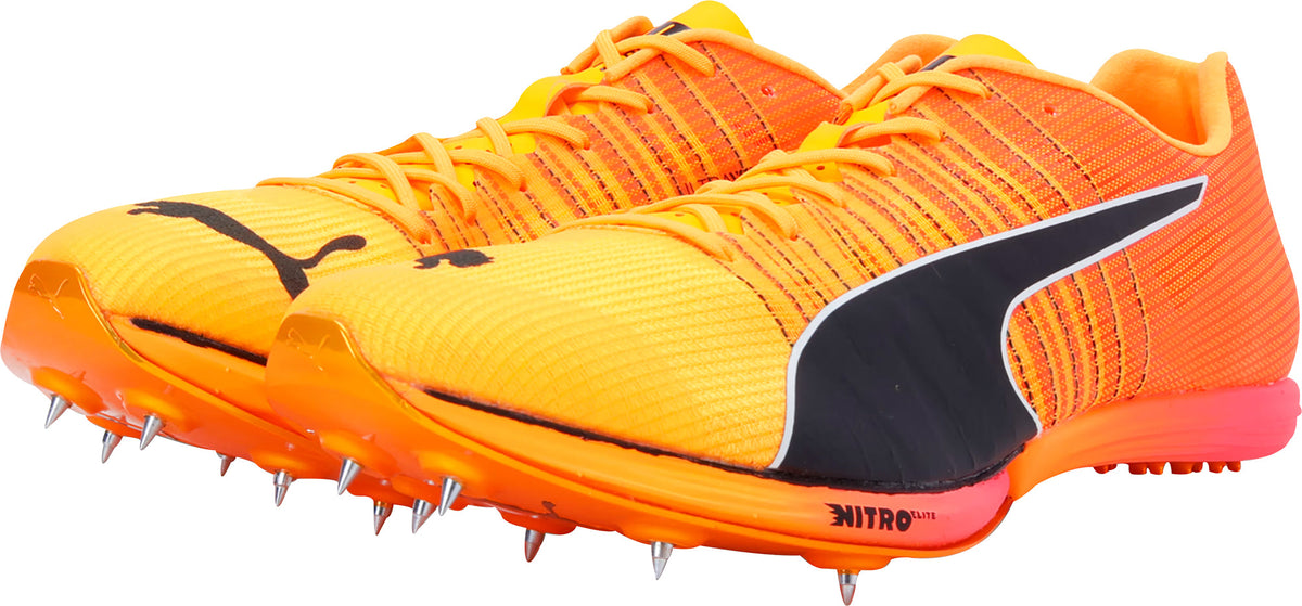 Puma evoSpeed Forte Nitro Elite Running Spikes - Orange - View 5