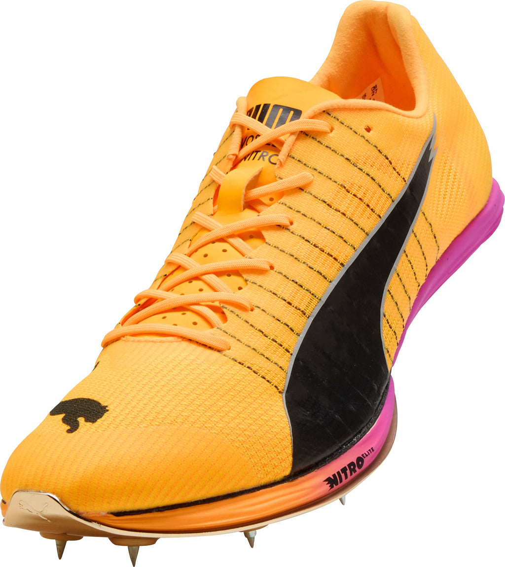 Puma evoSpeed Forte Nitro Elite Running Spikes - Orange - View 7