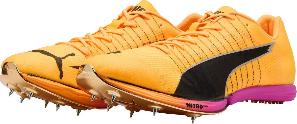 Puma evoSpeed Forte Nitro Elite Running Spikes - Orange - View 5