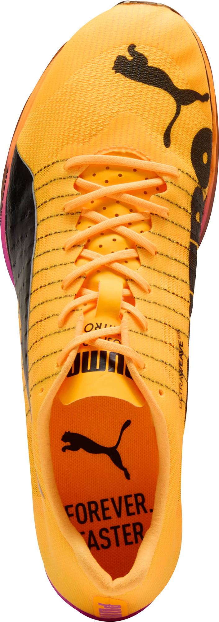 Puma evoSpeed Forte Nitro Elite Running Spikes - Orange - View 4