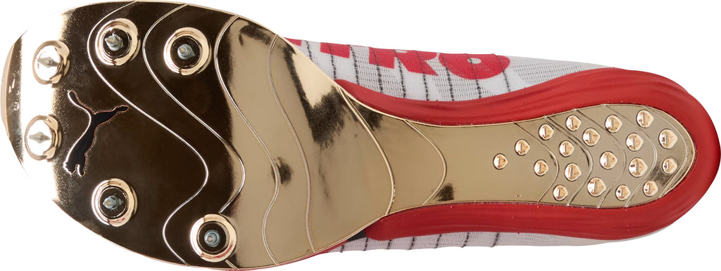 Puma evoSpeed Forte Nitro Elite Running Spikes - White - View 2