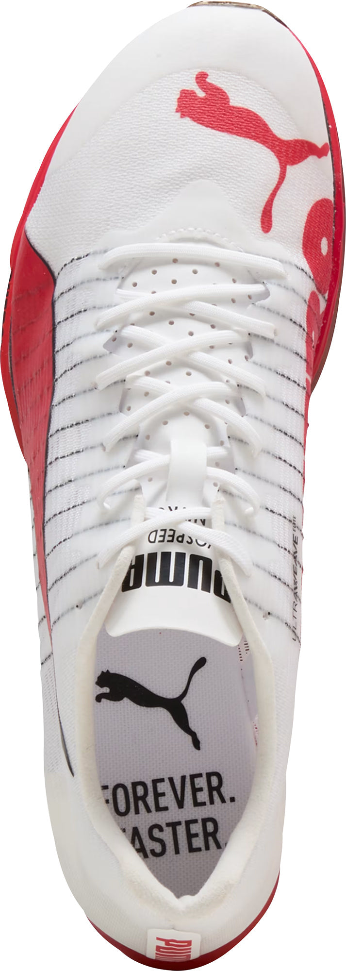 Puma evoSpeed Forte Nitro Elite Running Spikes - White - View 4