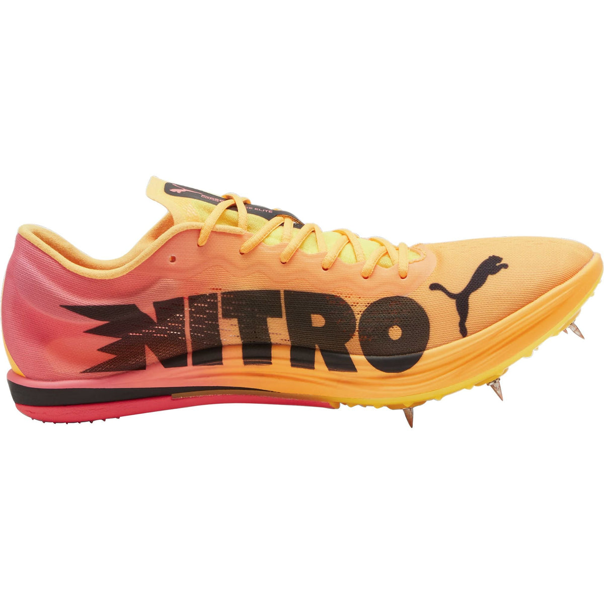 Puma evoSpeed Long Distance Nitro Elite 2 Running Spikes - Orange - View 3