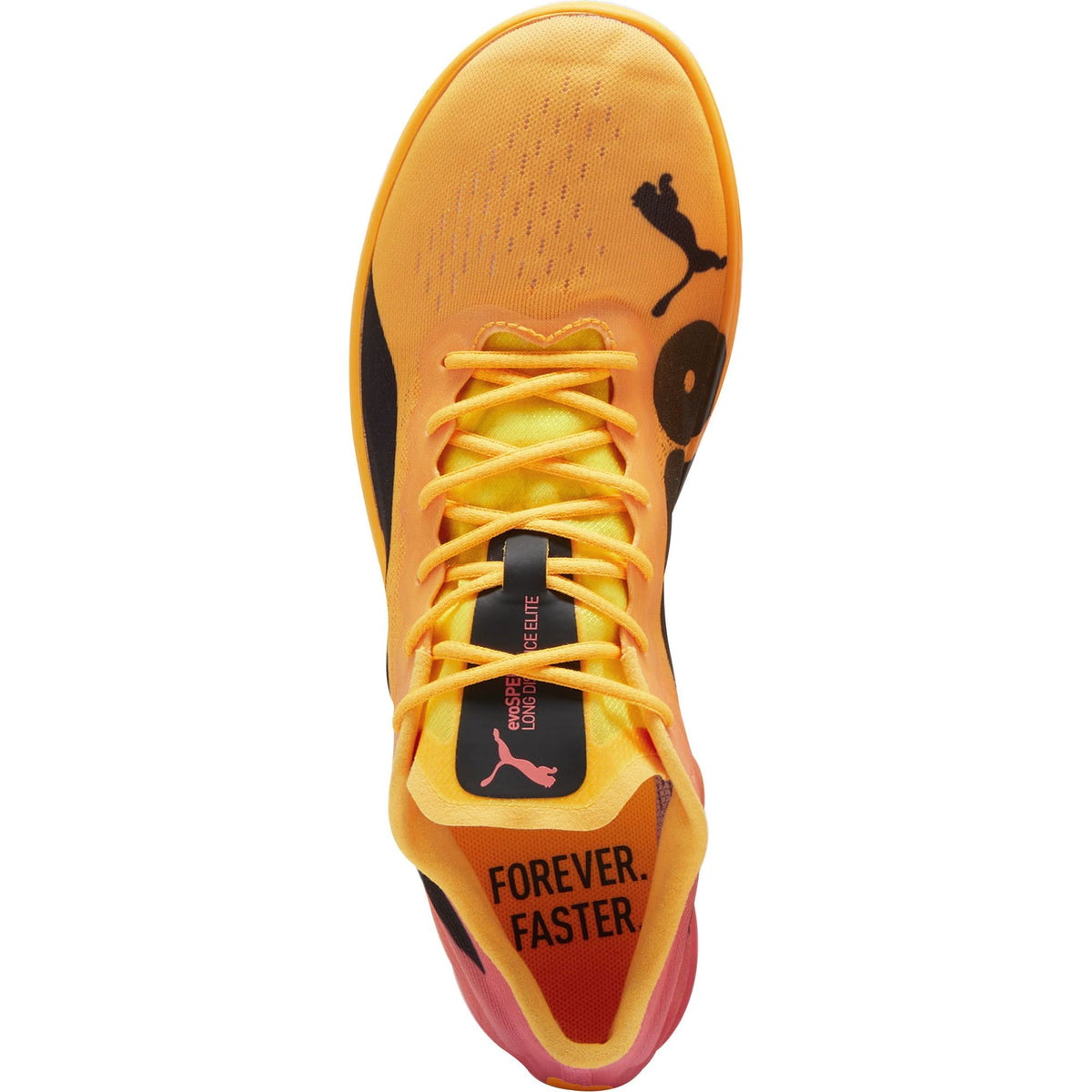 Puma evoSpeed Long Distance Nitro Elite 2 Running Spikes - Orange - View 4
