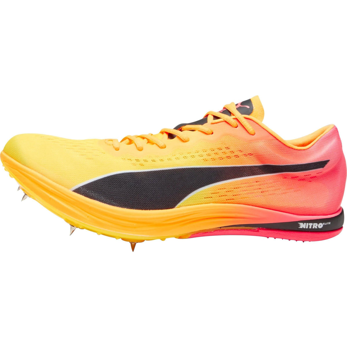 Puma evoSpeed Nitro Elite+ Long Distance Running Spikes - Orange - View 1