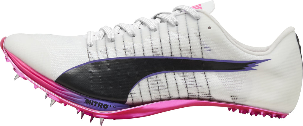 Puma evoSpeed Sprint Nitro Elite 2 Running Spikes - White - View 1