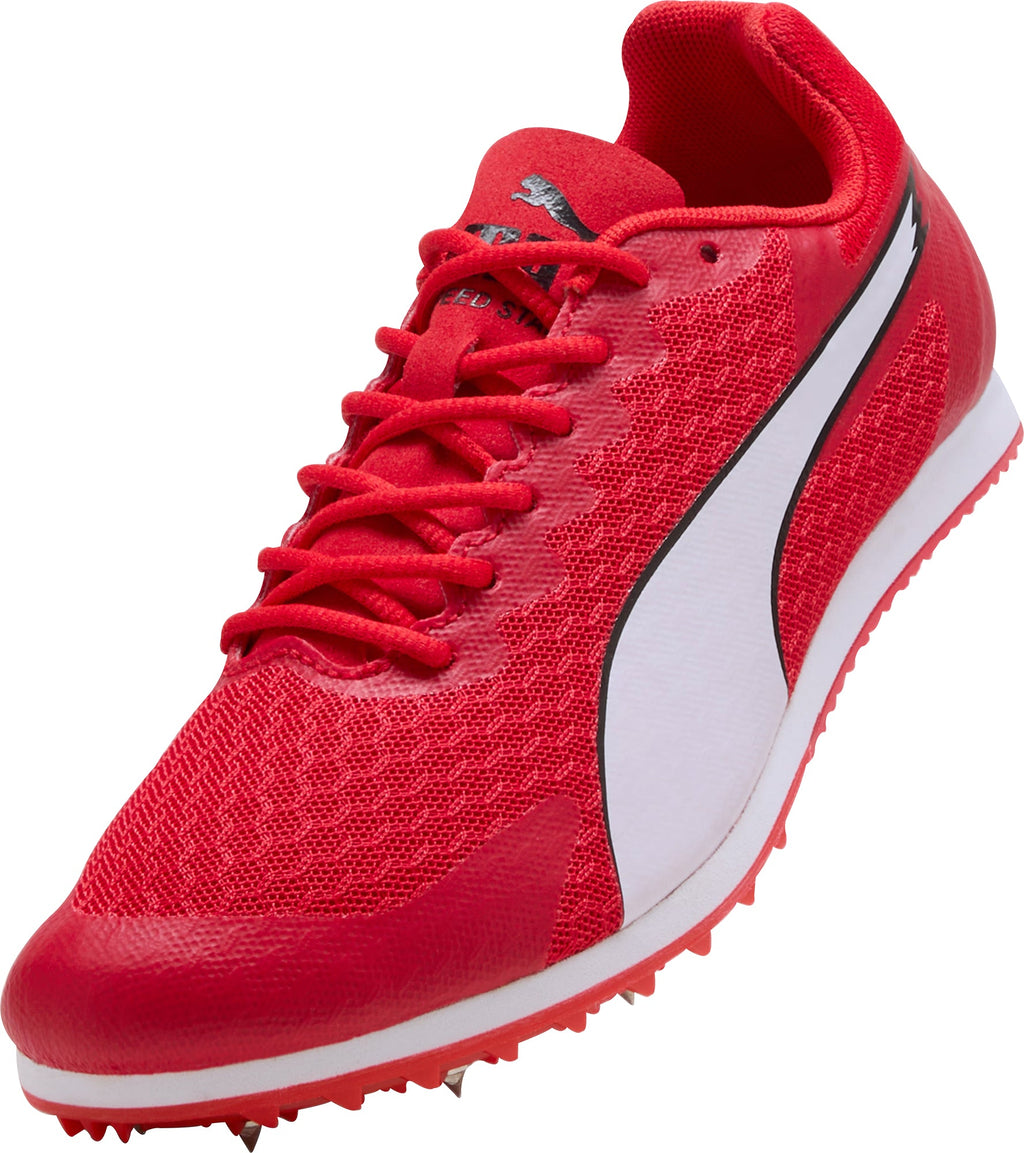 Puma evoSpeed Star 9 Junior Running Spikes - Red - View 7