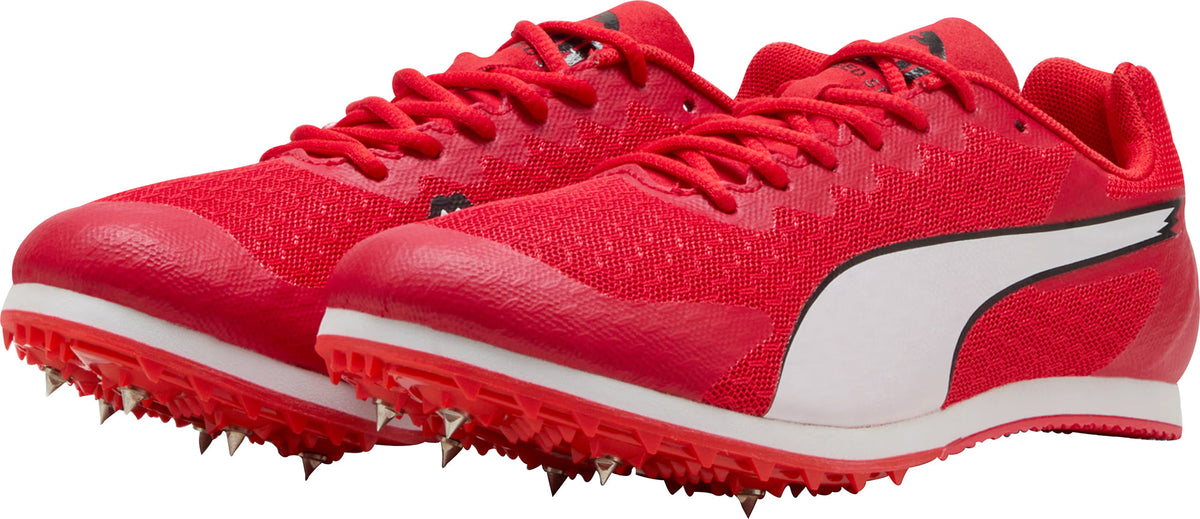 Puma evoSpeed Star 9 Junior Running Spikes - Red - View 4