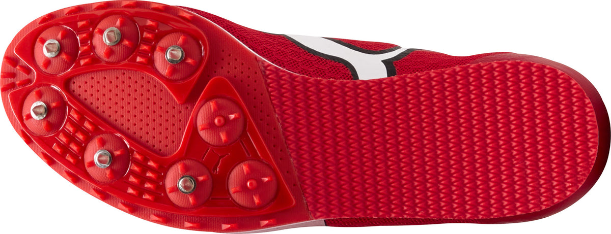 Puma evoSpeed Star 9 Junior Running Spikes - Red - View 2