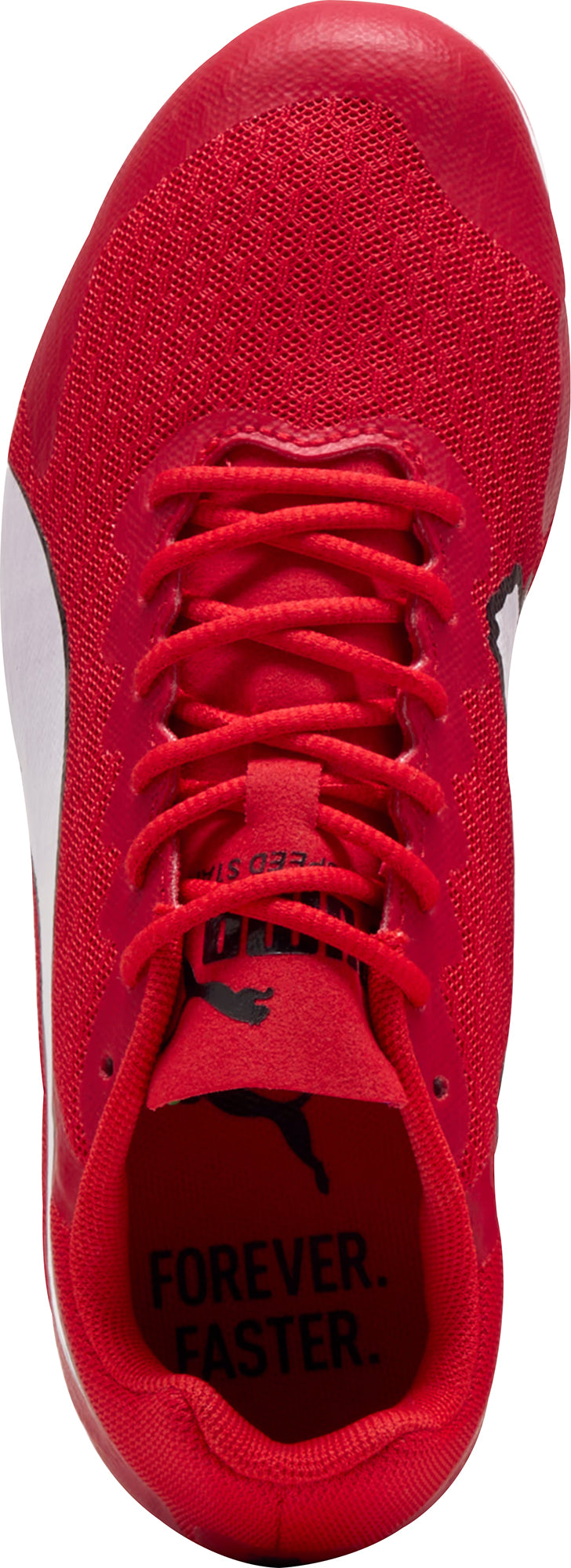 Puma evoSpeed Star 9 Junior Running Spikes - Red - View 5