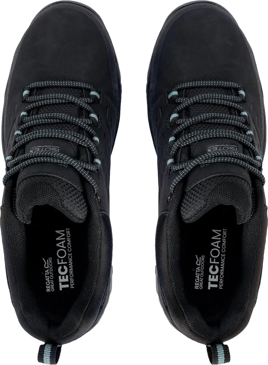 Regatta Blake Waterproof Women's Walking Shoes - Black - View 3