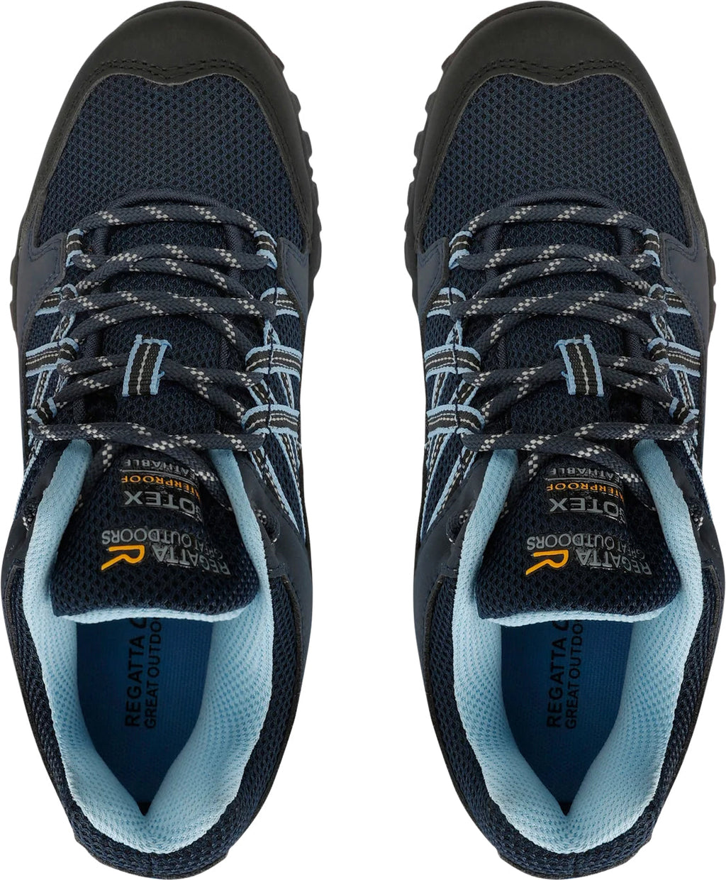 Regatta Edgepoint III Waterproof Women's Walking Shoes - Blue - View 3