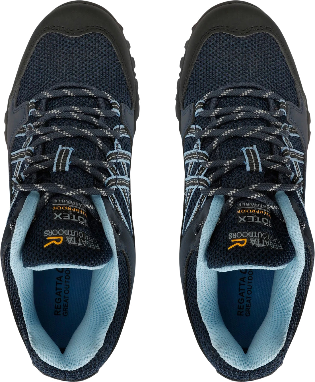 Regatta Edgepoint III Waterproof Women's Walking Shoes - Blue - View 3