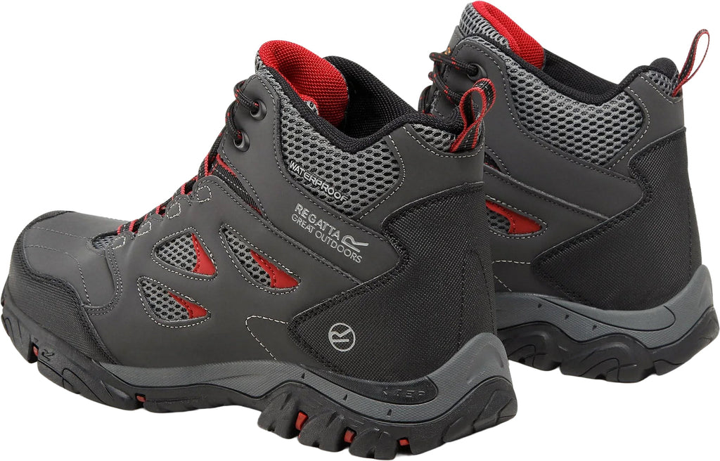 Regatta Holcombe Waterproof Men's Walking Boots - Grey - View 3