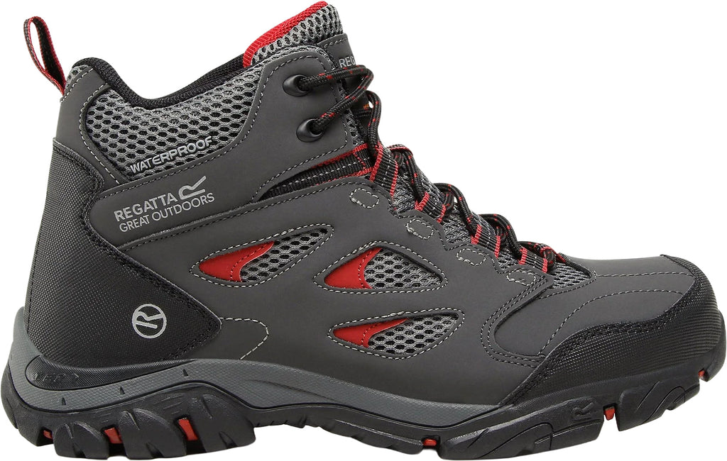 Regatta Holcombe Waterproof Men's Walking Boots - Grey - View 1