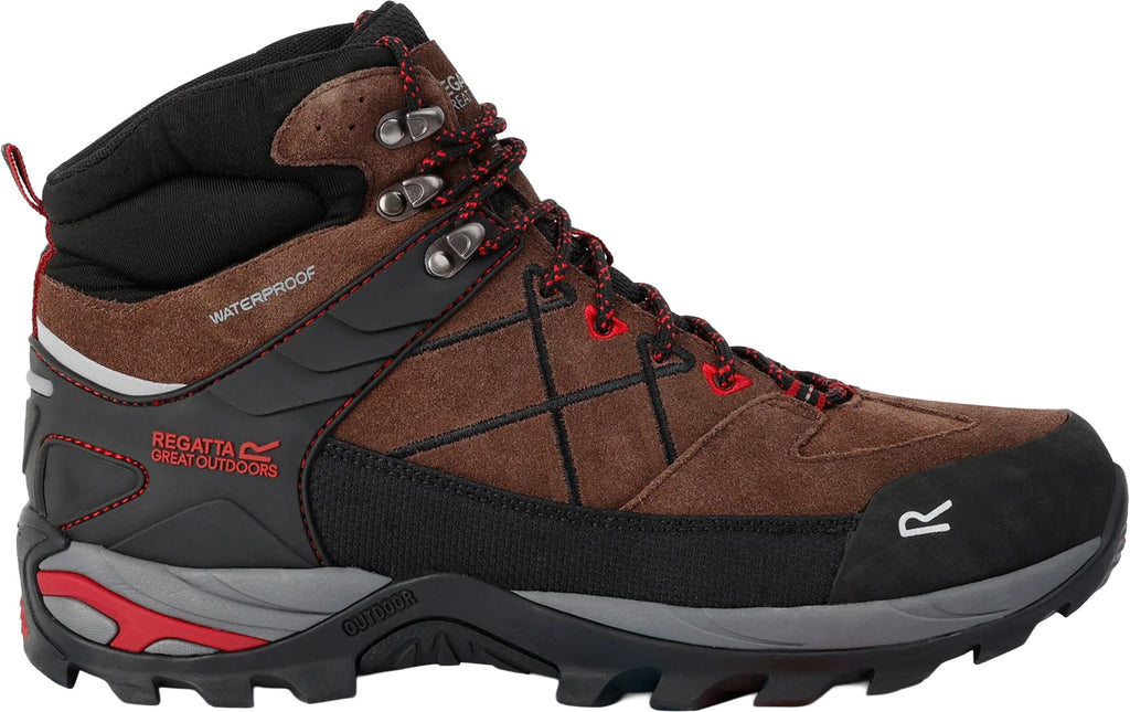 Regatta Samaris Pro II Waterproof Men's Walking Boots - Brown - View 1