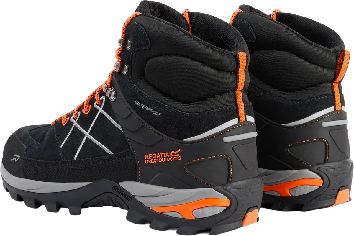 Regatta Samaris Pro II Waterproof Men's Walking Boots - Black - View 4