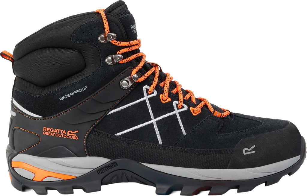 Regatta Samaris Pro II Waterproof Men's Walking Boots - Black - View 1