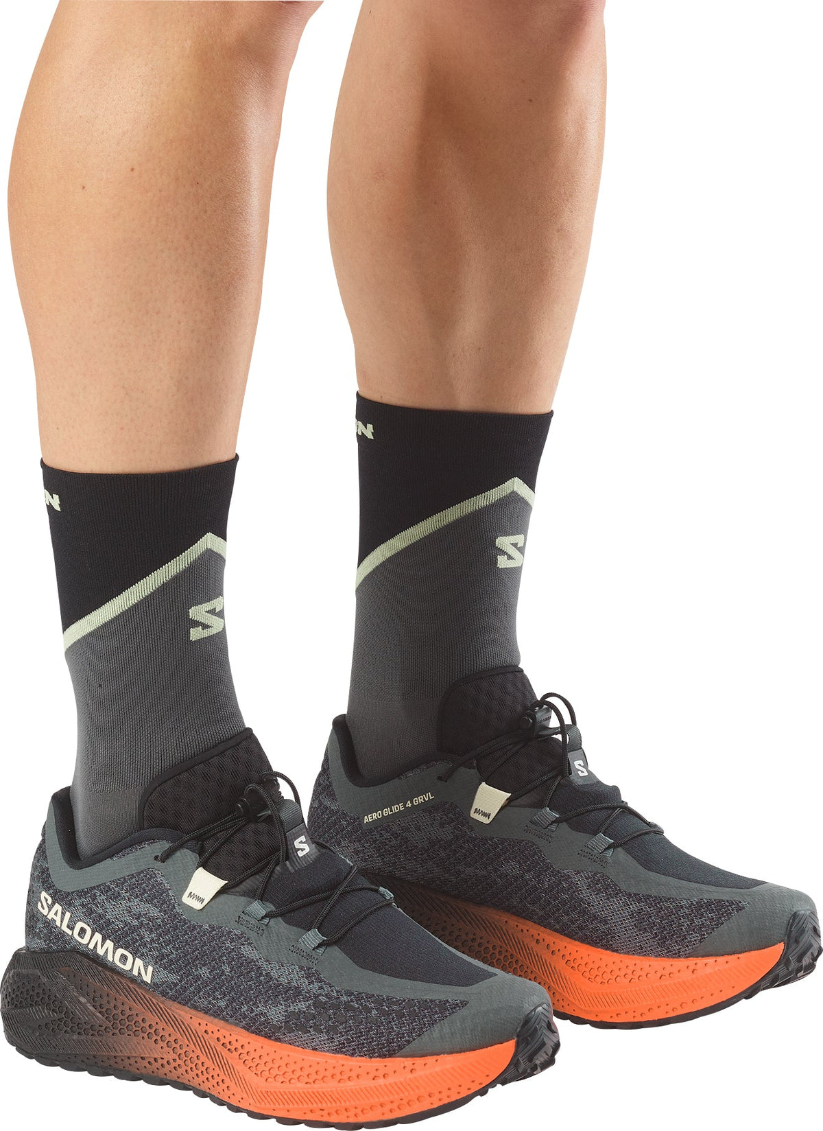 Salomon Aero Glide 4 GRVL Men's Trail Running Shoes - Green - View 7