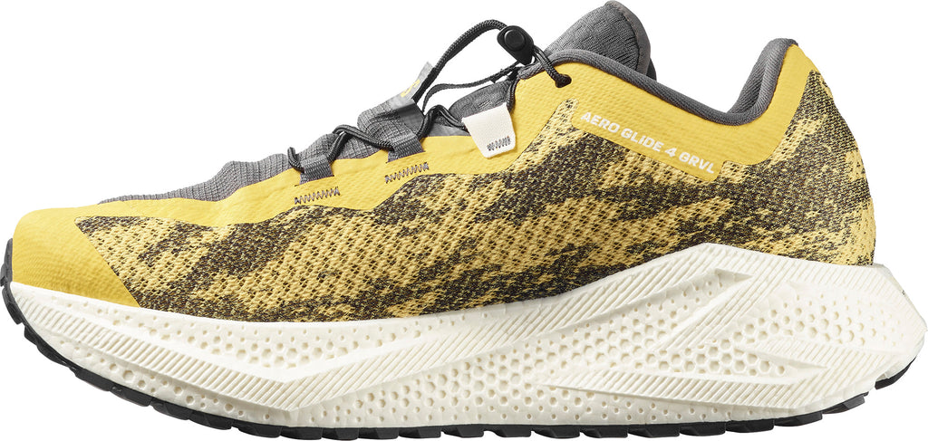 Salomon Aero Glide 4 GRVL Men's Trail Running Shoes - Yellow - View 3