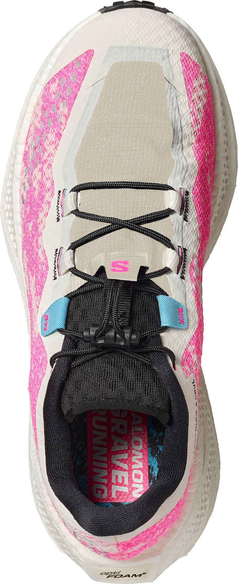 Salomon Aero Glide 4 GRVL Women's Trail Running Shoes - Cream - View 4