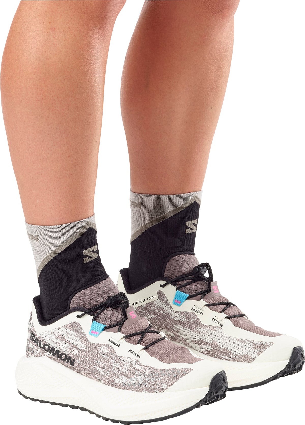 Salomon Aero Glide 4 GRVL Women's Trail Running Shoes - White - View 7