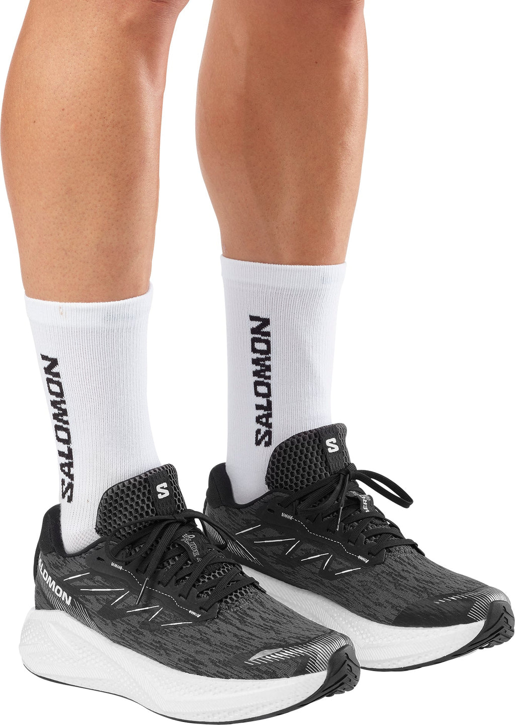 Salomon Aero Glide 4 Men's Running Shoes - Black - View 7