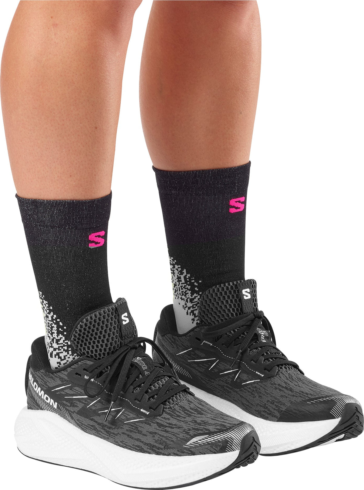 Salomon Aero Glide 4 Women's Running Shoes - Black - View 7