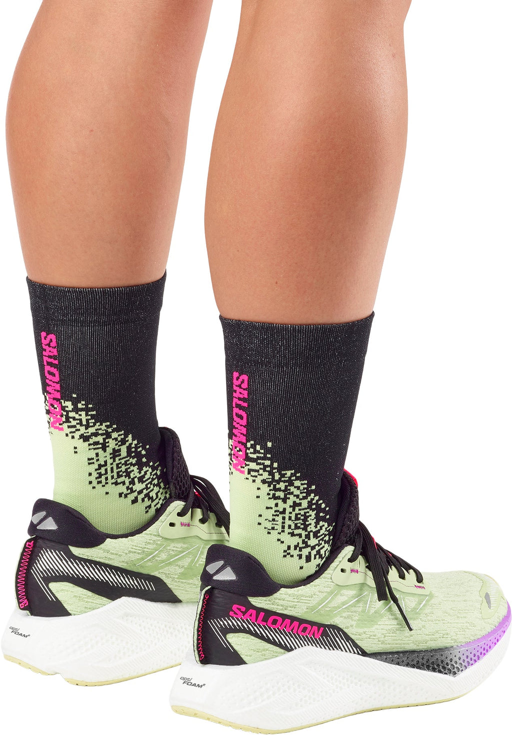 Salomon Aero Glide 4 Women's Running Shoes - Green - View 7
