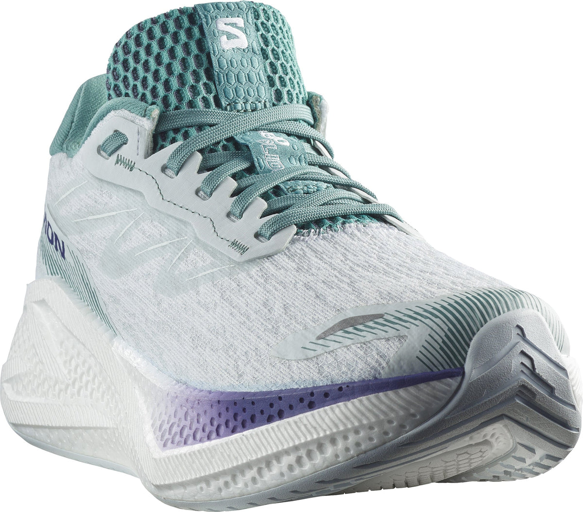 Salomon Aero Glide 4 Women's Running Shoes - White - View 6