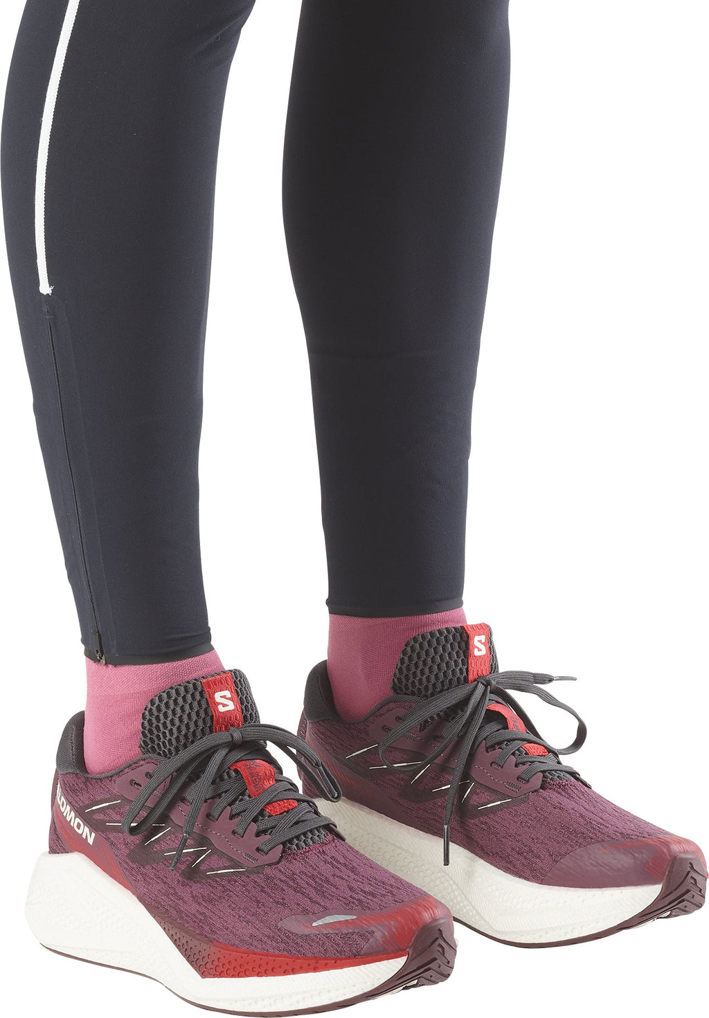 Salomon Aero Glide 4 Women's Running Shoes - Red - View 7