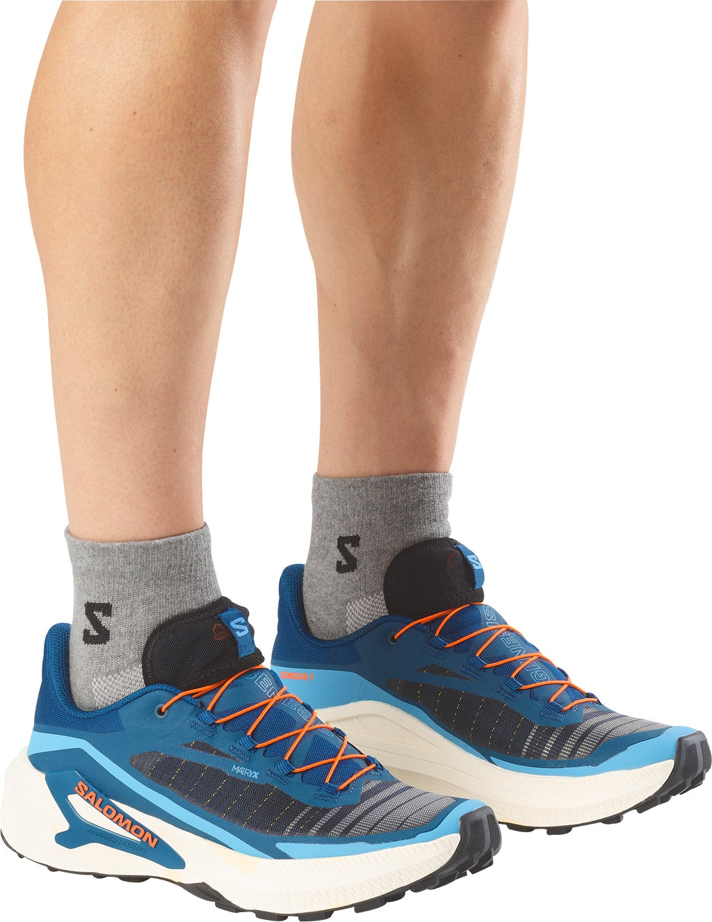 Salomon Genesis 2 Men's Trail Running Shoes - Blue - View 6