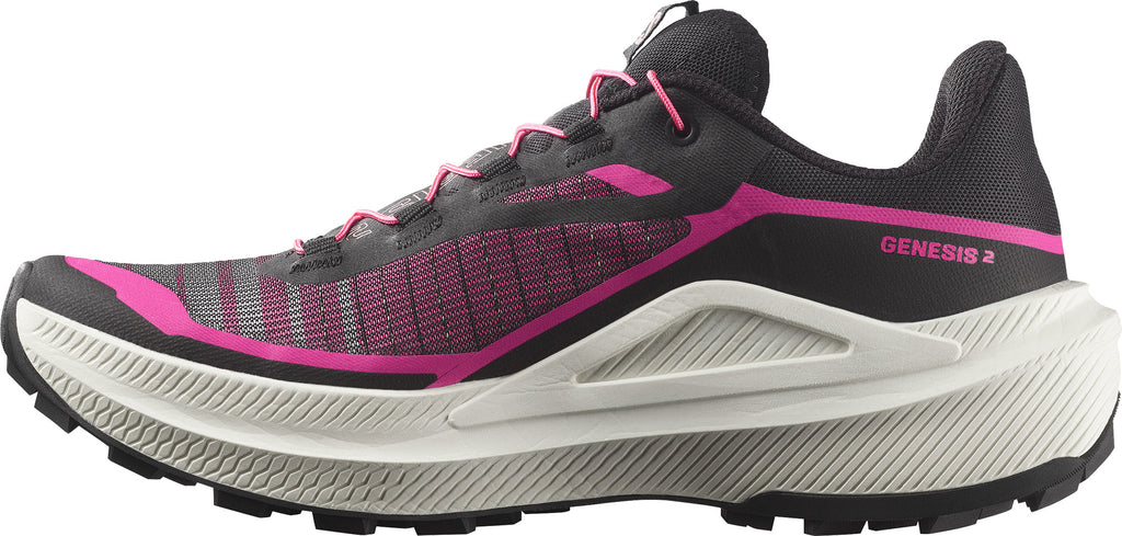 Salomon Genesis 2 Women's Trail Running Shoes - Black - View 3