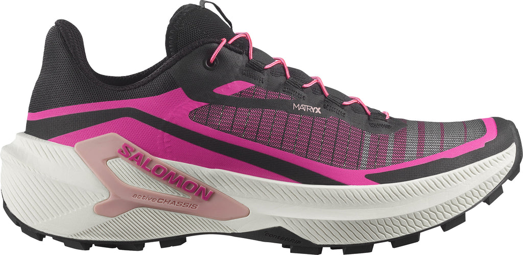 Salomon Genesis 2 Women's Trail Running Shoes - Black - View 1