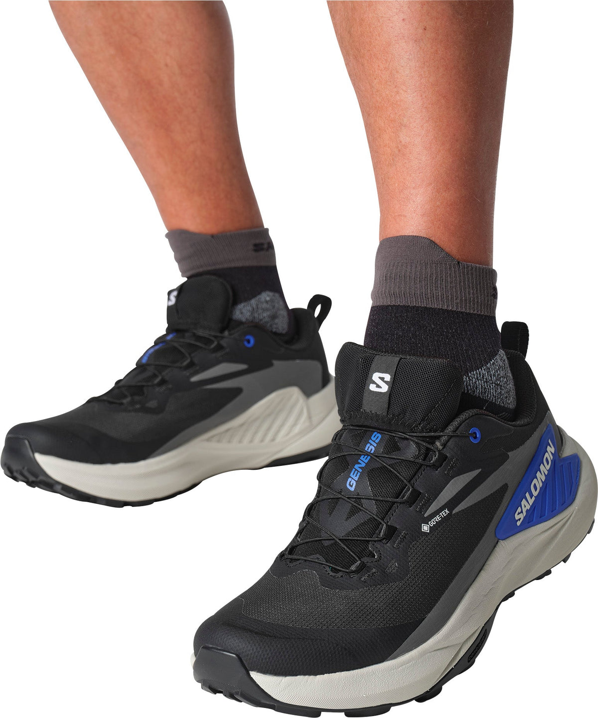 Salomon Genesis GORE-TEX Men's Trail Running Shoes - Black - View 7