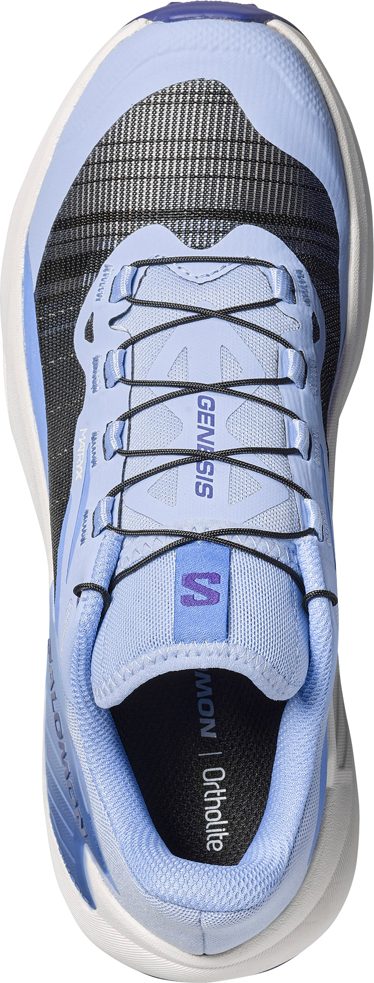Salomon Genesis Women's Trail Running Shoes - Blue - View 4