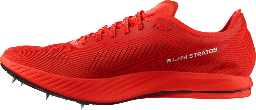 Salomon S/LAB Stratos Running Spikes - Red - View 3