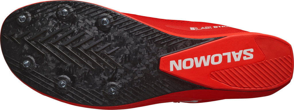 Salomon S/LAB Stratos Running Spikes - Red - View 2