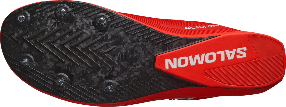 Salomon S/LAB Stratos Running Spikes - Red - View 2